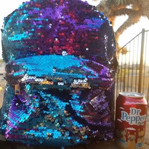 Sequin backpack